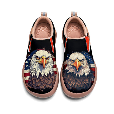 American Flag Eagle Slip On