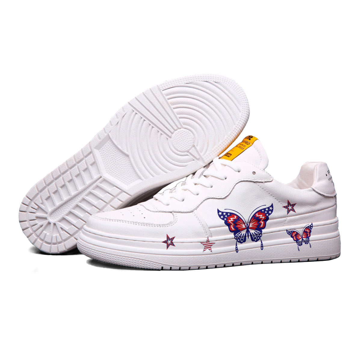 American Flag Butterfly Low Top Sneaker