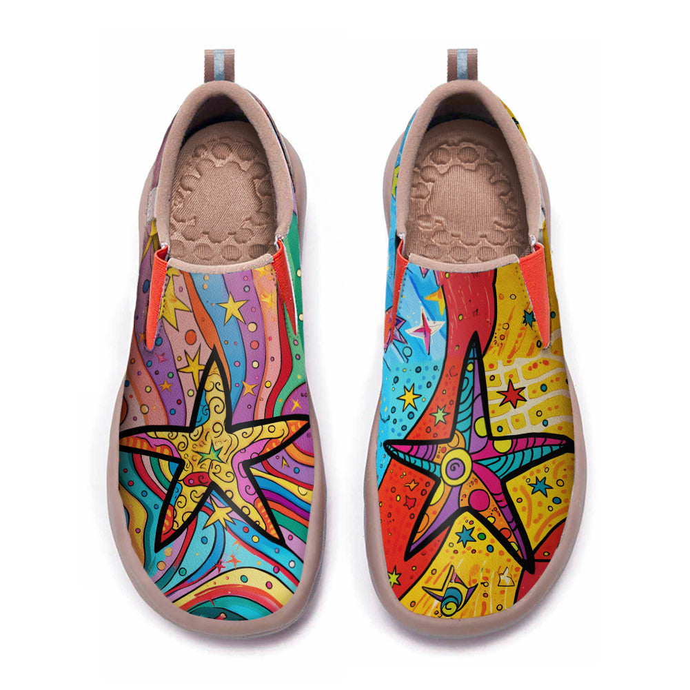 Graffiti Starfish Slip On