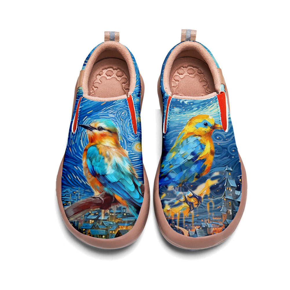 Starry Night Bird Slip On