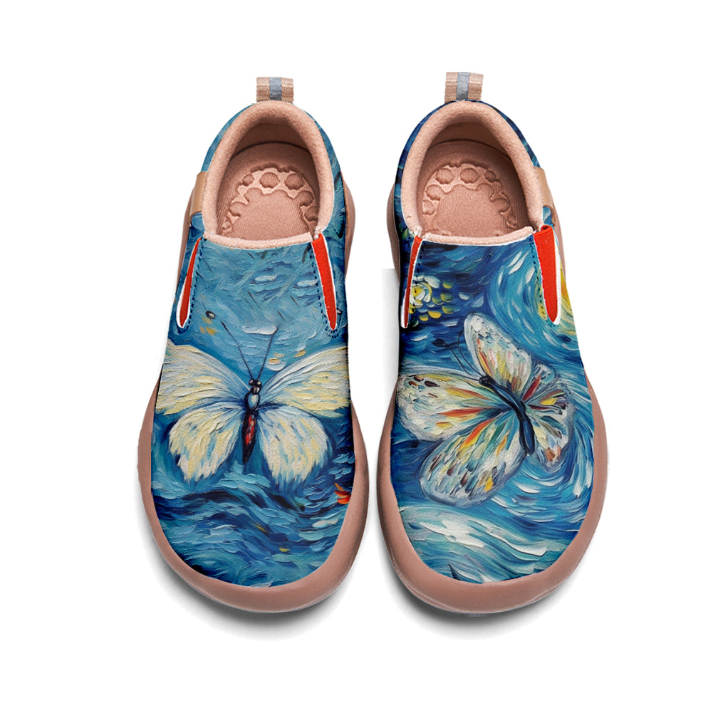 Starry Night Butterfly Slip On