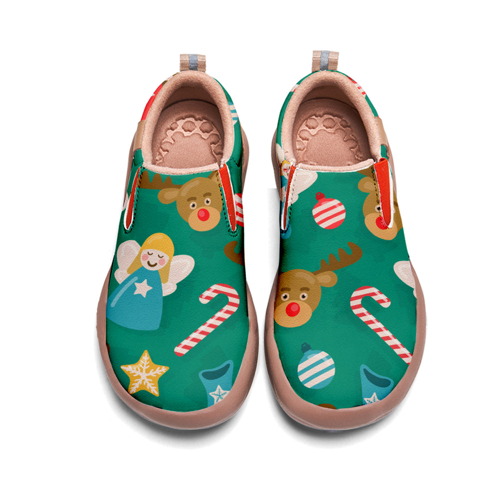 Christmas Deer Kids Slip On