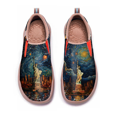 Starry Night New York City Slip On