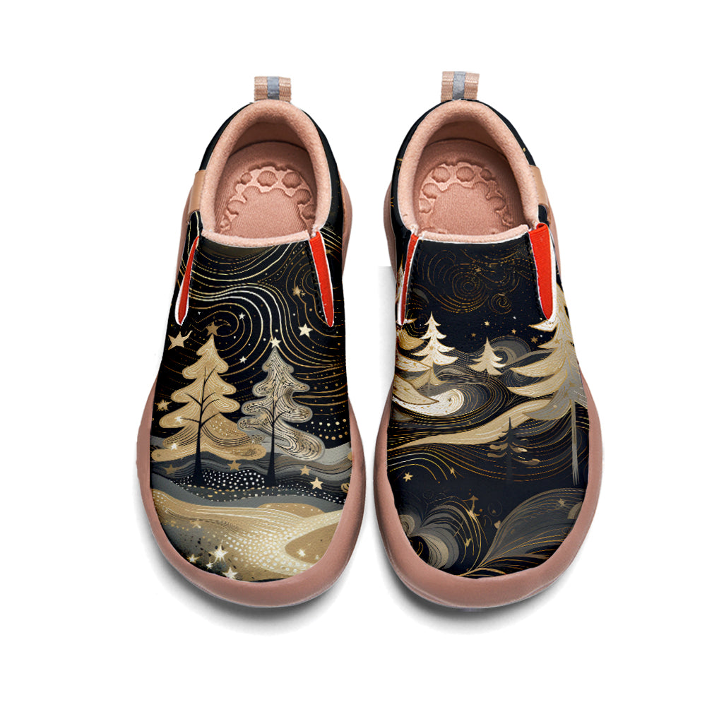 Christmas Tree Kids Slip On