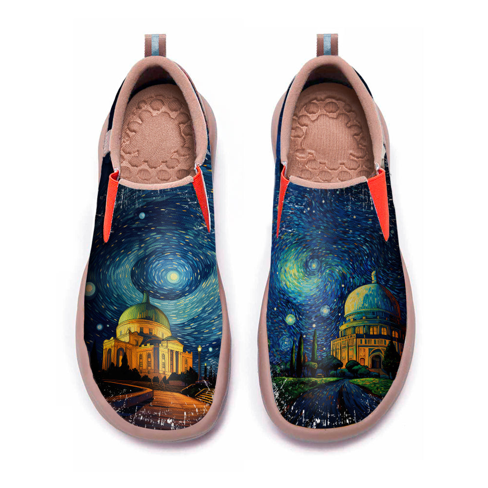 Starry Night Los Angeles City Slip On