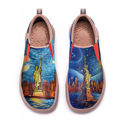 Starry Night New York City Slip On