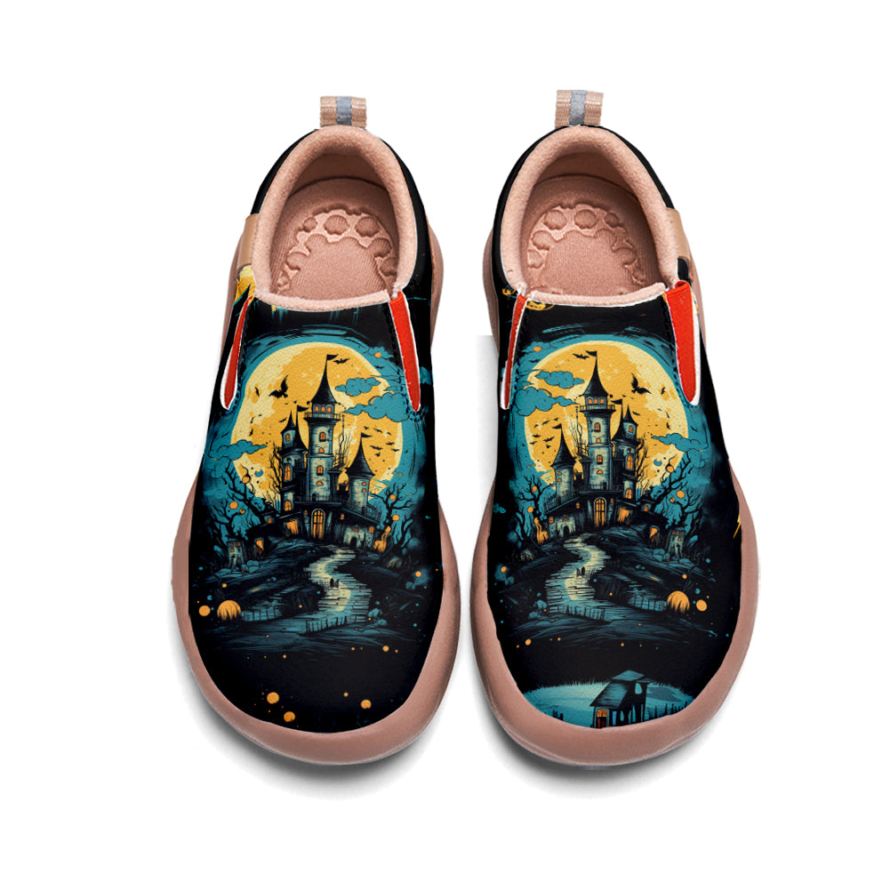 Halloween Castle Kids Slip On