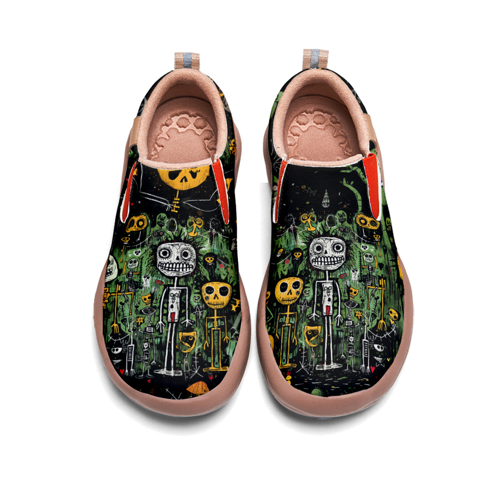 Graffiti Zombie Kids Slip On