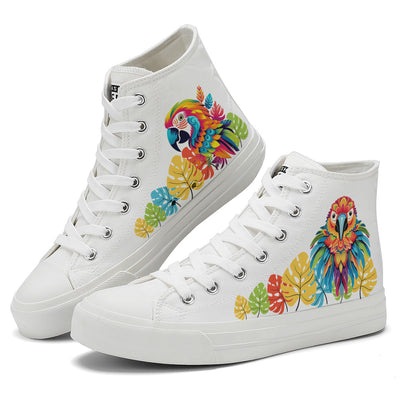 Parrot High Top Canvas Shoes