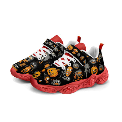 Halloween Pumpkin Kids Running Shoes