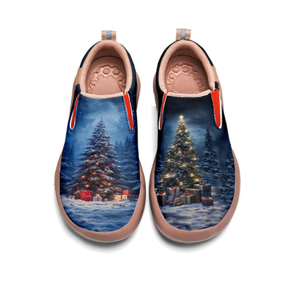 Christmas Tree Kids Slip On