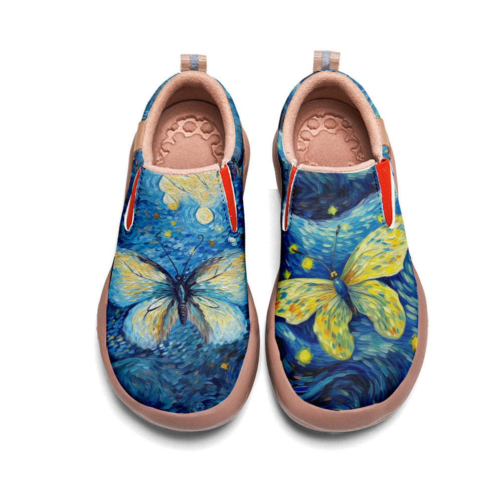 Starry Night Butterfly Slip On