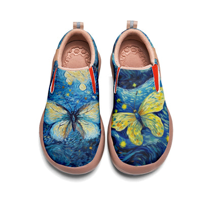 Starry Night Butterfly Slip On