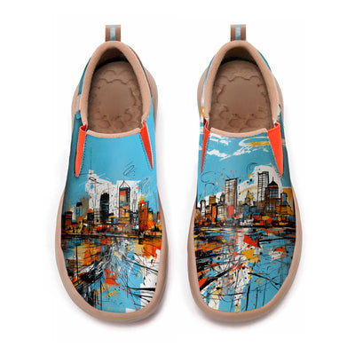 Graffiti Boston City Slip On