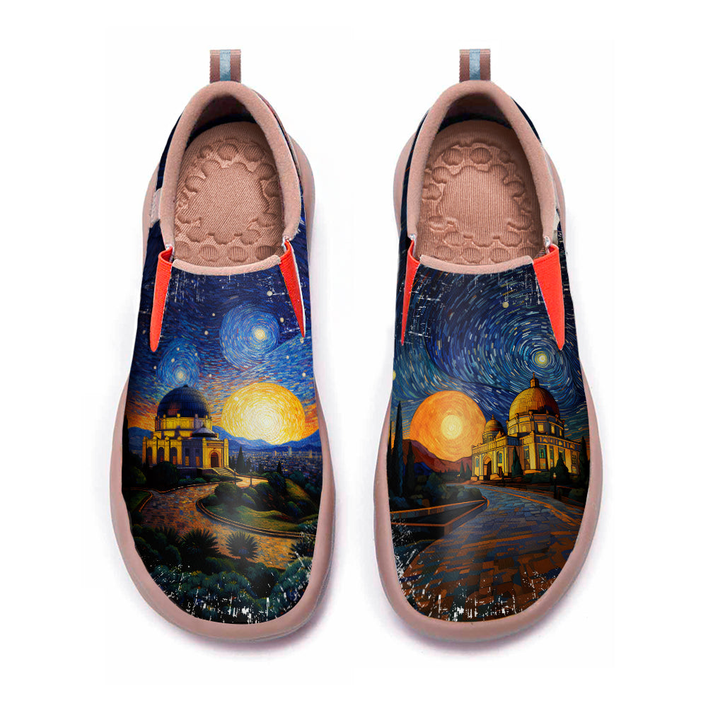 Starry Night Los Angeles City Slip On