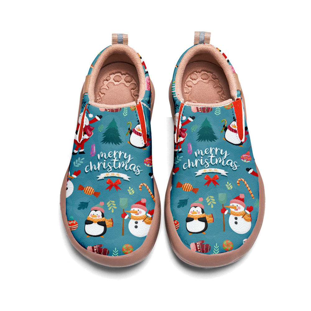 Christmas Snowman Kids Slip On