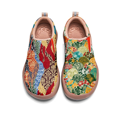 Colorful Patchwork Slip On