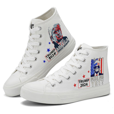 Trump High Top Canvas Shoes