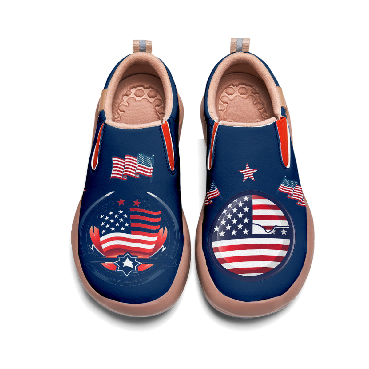 American Flag Slip On