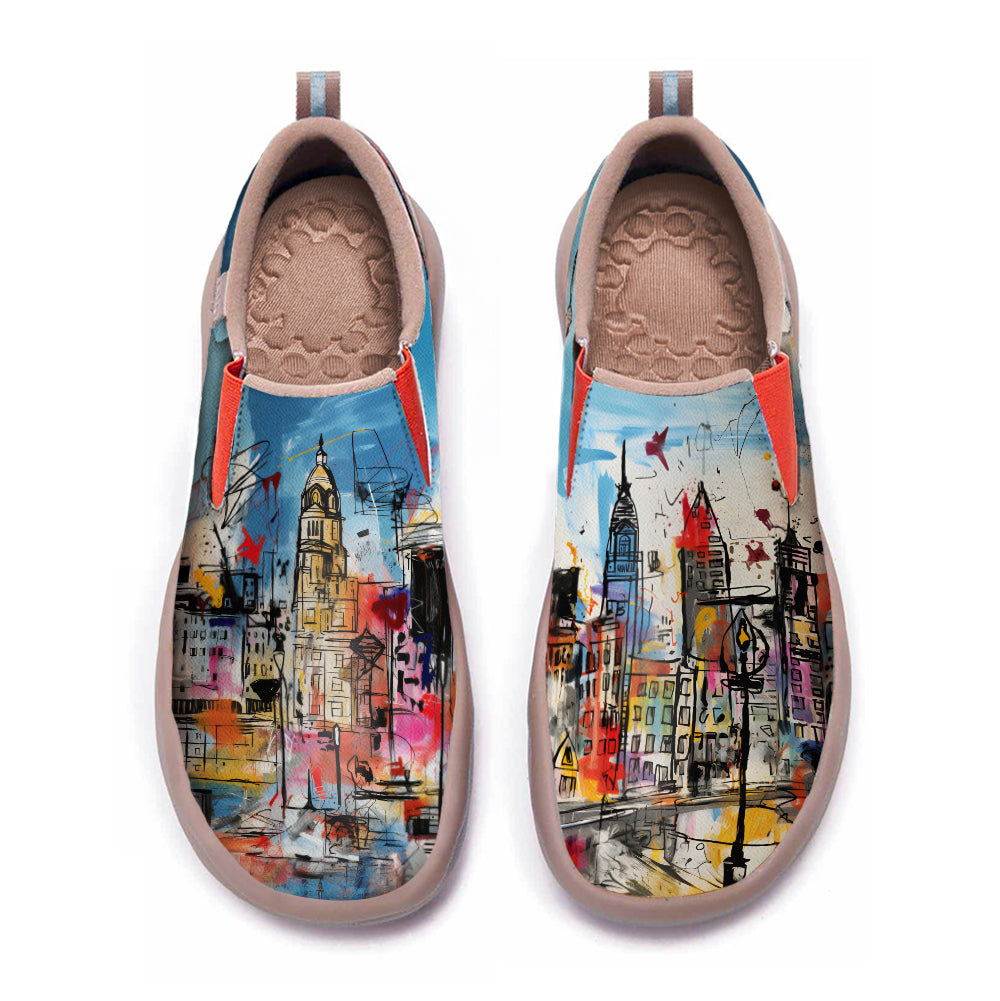 Graffiti Philadelphia City Slip On