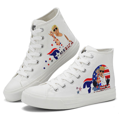 Trump High Top Canvas Shoes