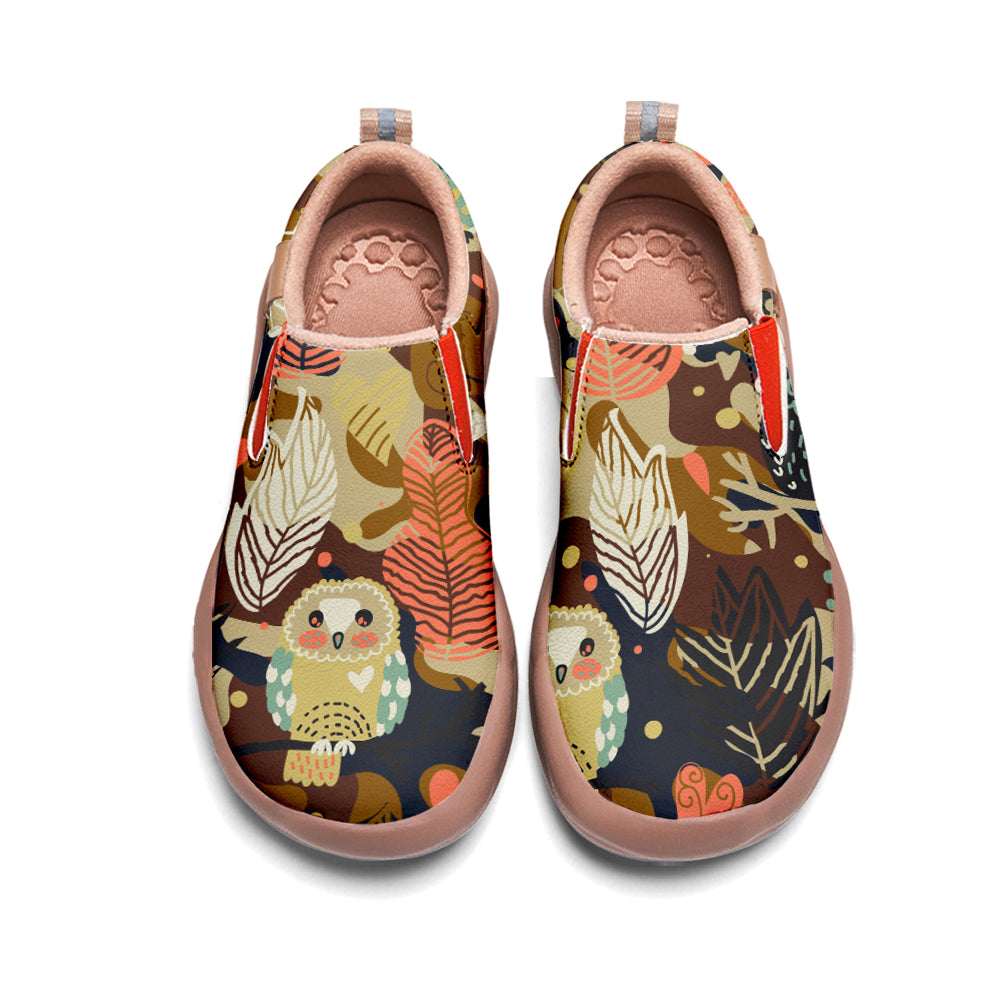 Brown Camouflage Owl Slip On