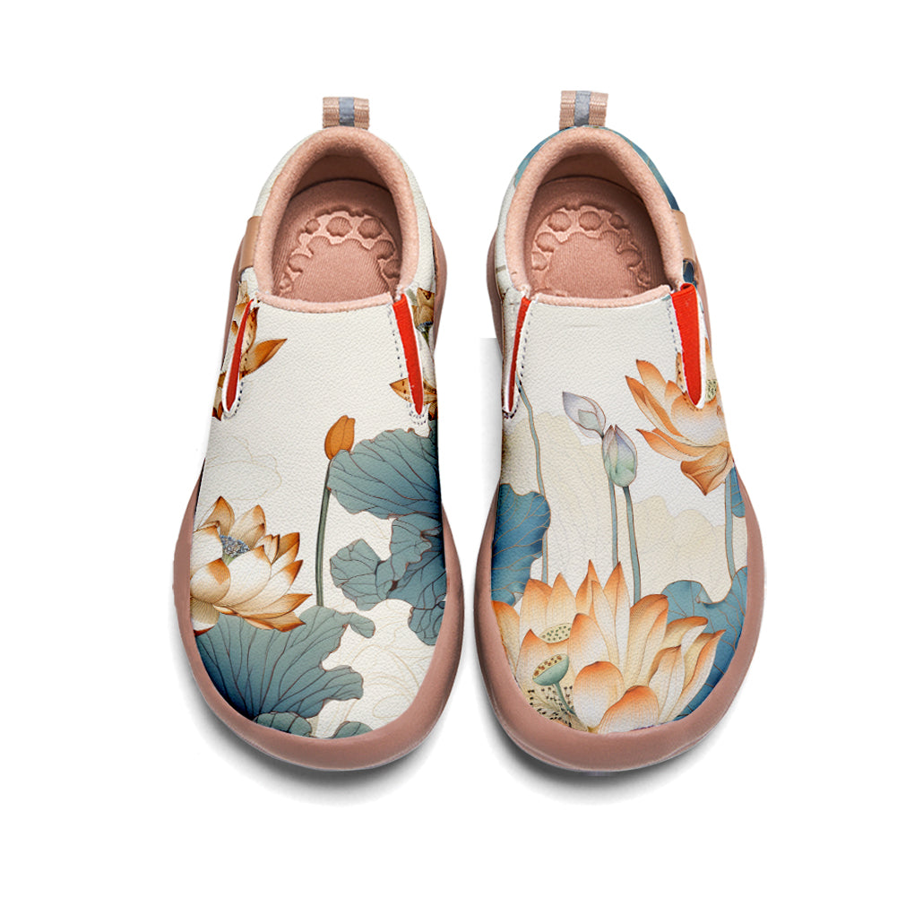 Chinese Lotus Slip On