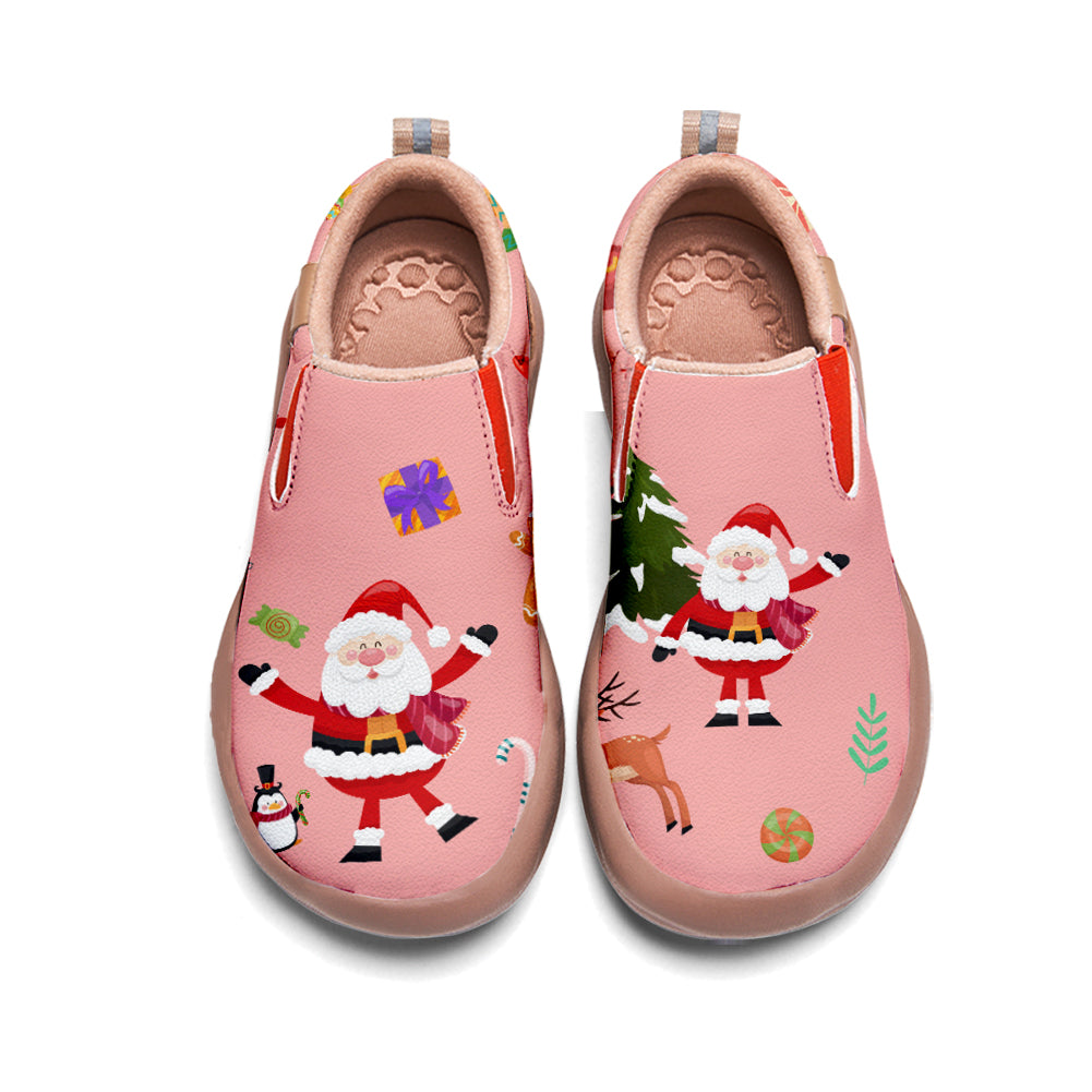 Christmas Santa Claus Kids Slip On