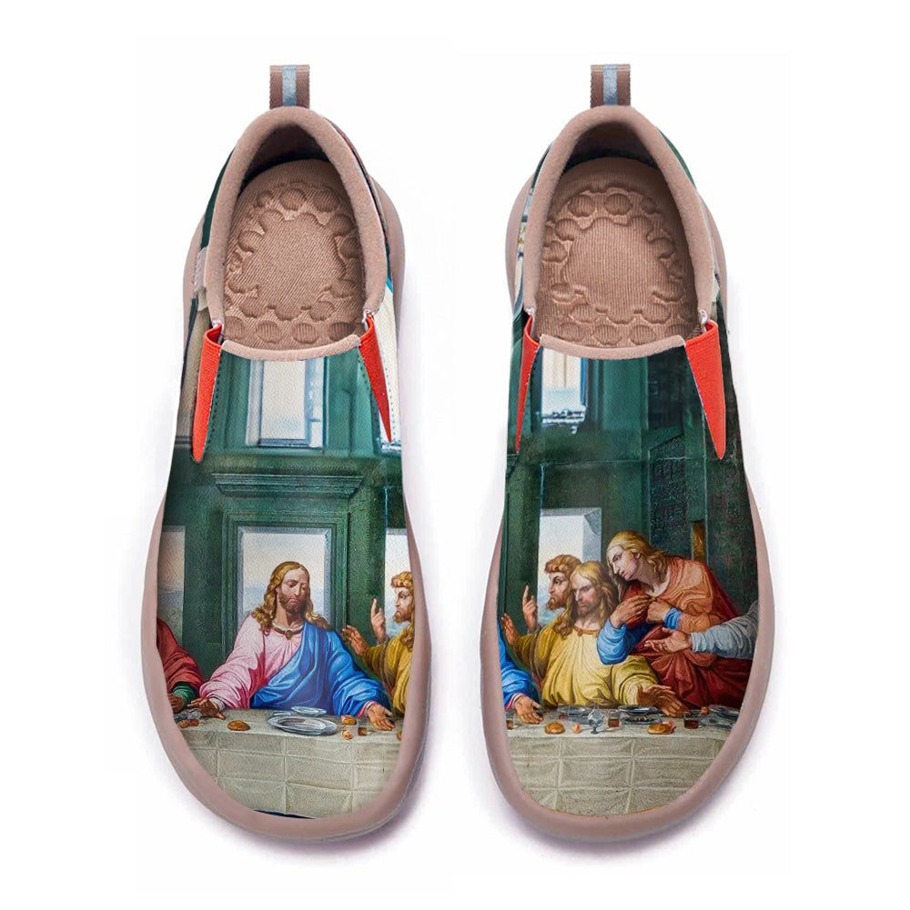 Leonardo da Vinci The Last Supper Slip On