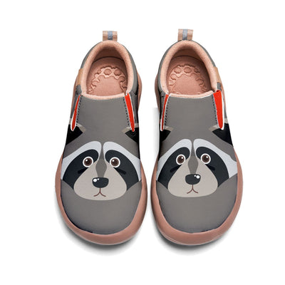 Raccoon Face Kids Slip On