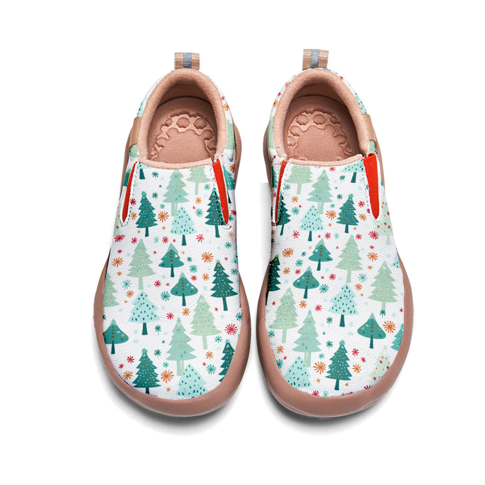 Christmas Tree Kids Slip On