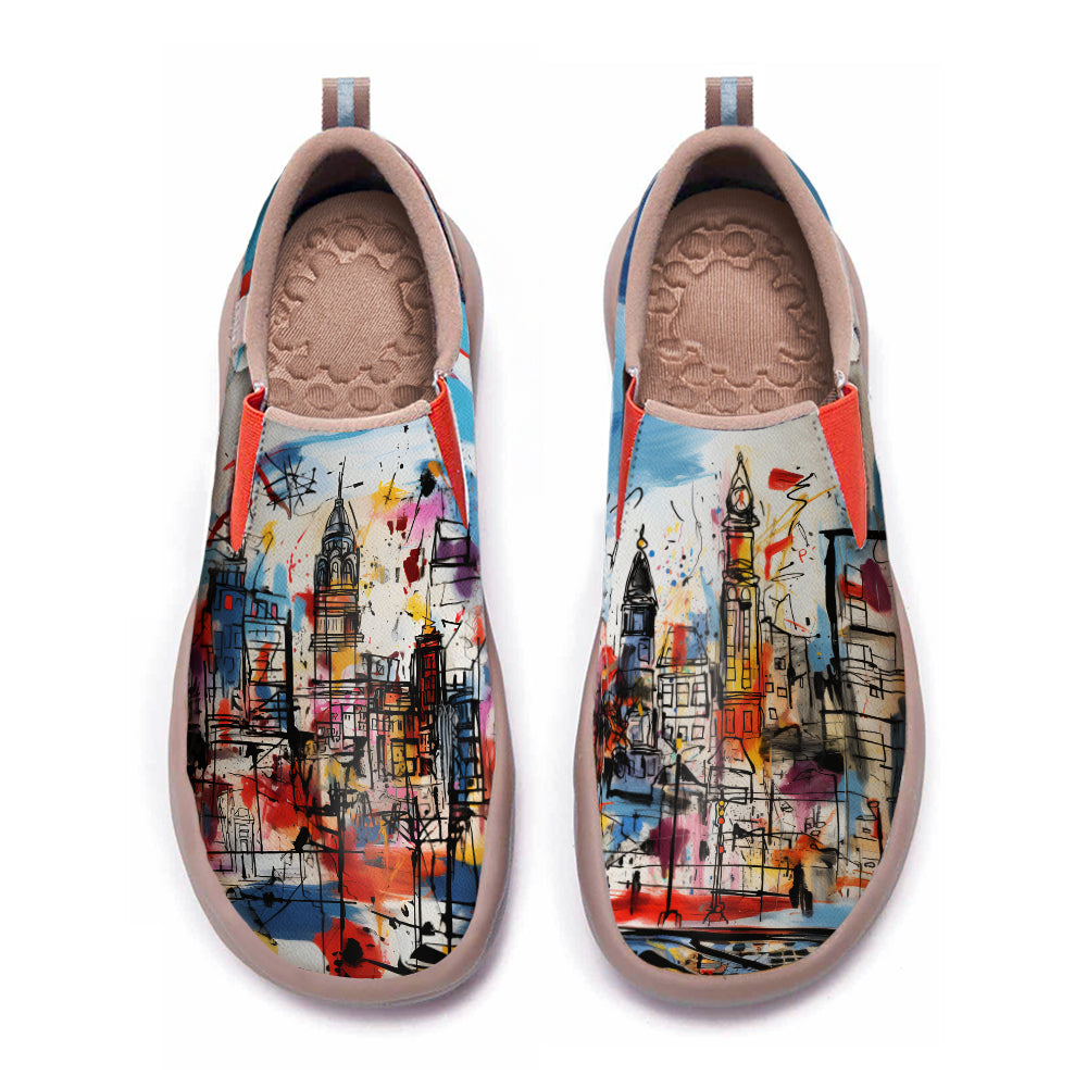 Graffiti Philadelphia City Slip On