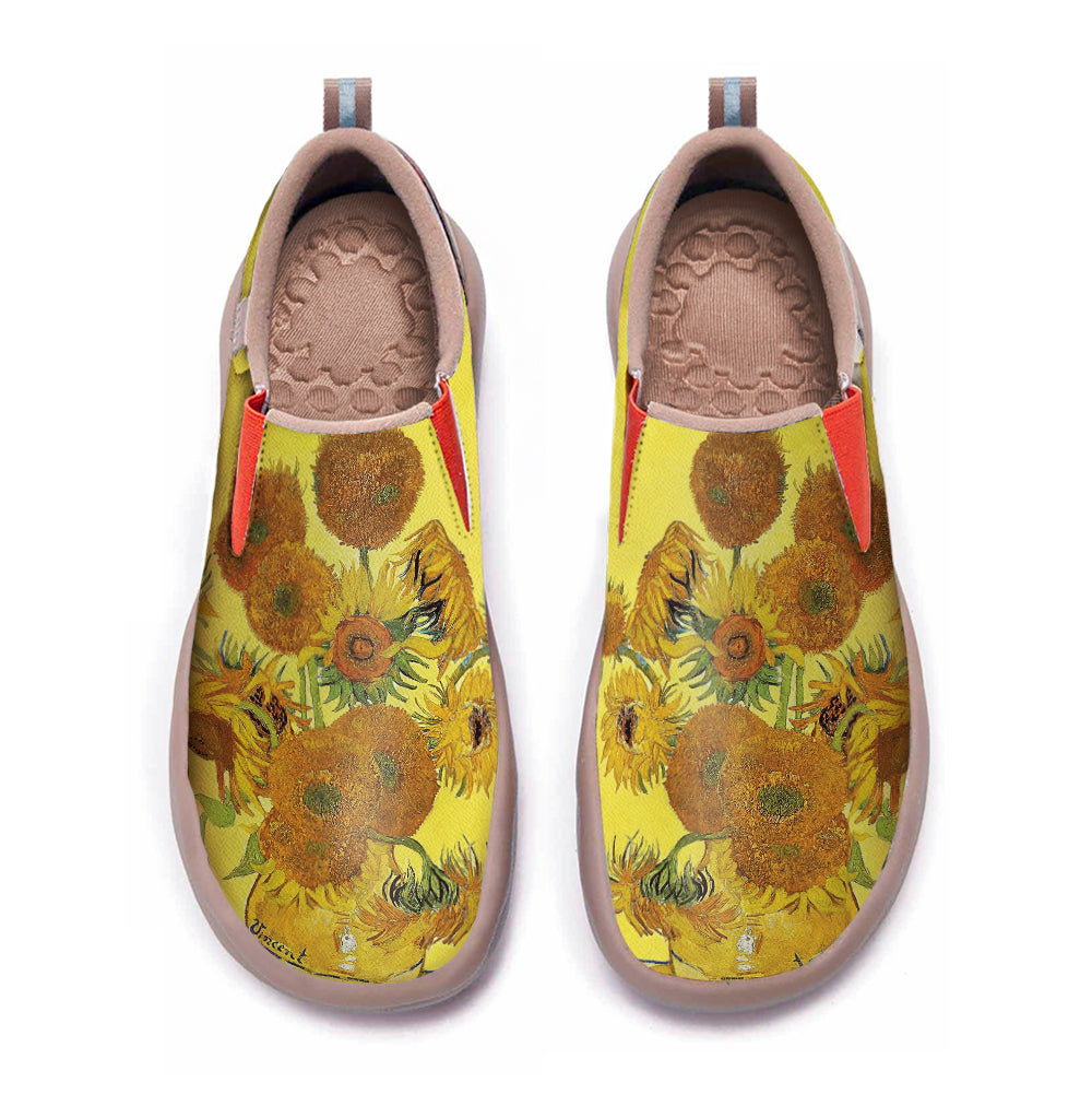 Van Gogh Sunflowers Slip On