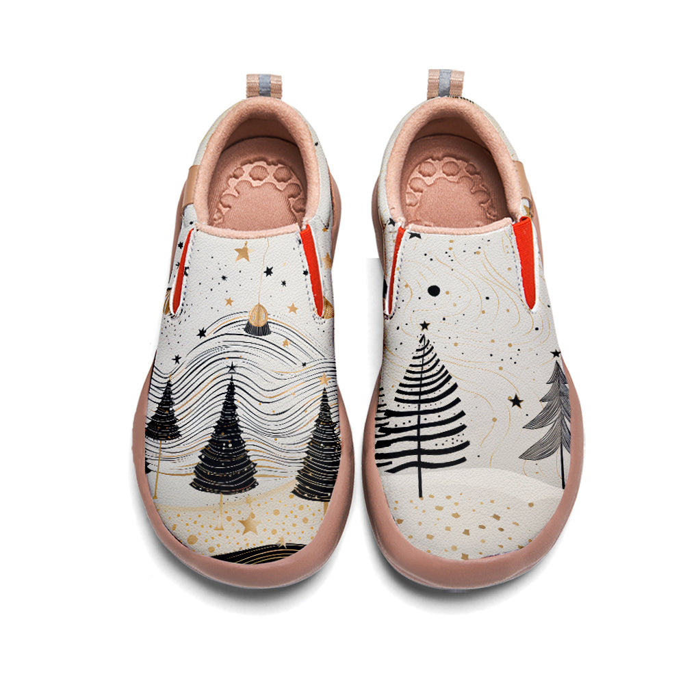 Christmas Tree Kids Slip On