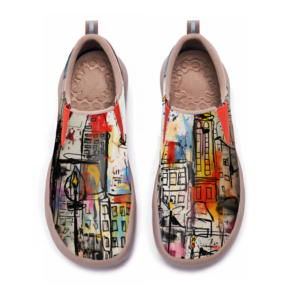 Graffiti Philadelphia City Slip On