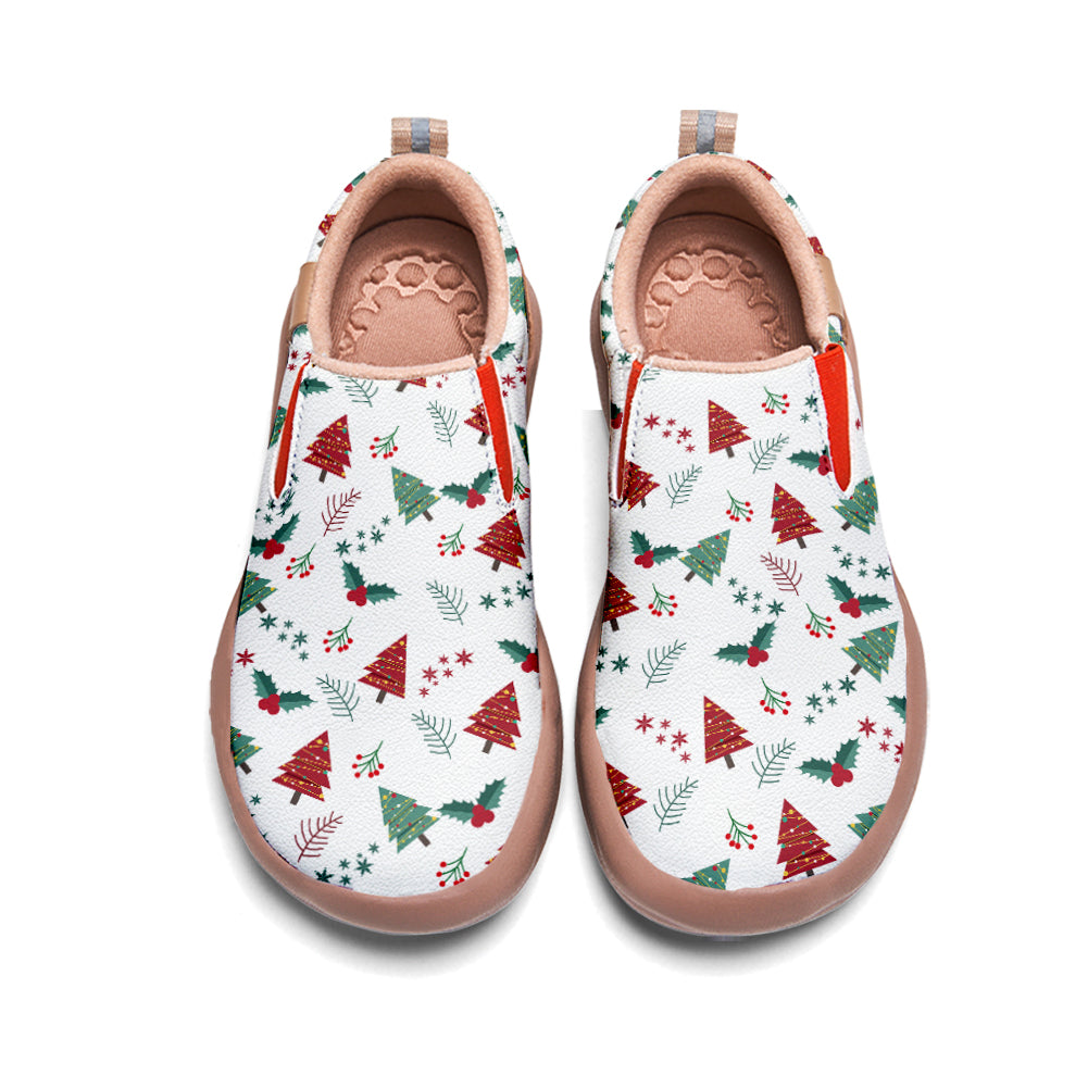 Christmas Tree Kids Slip On