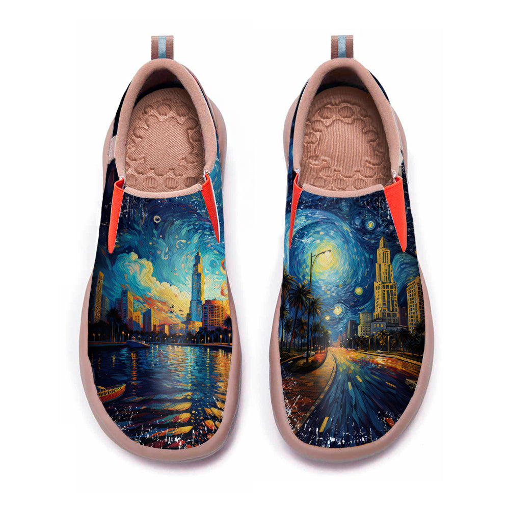 Starry Night Miami City Slip On