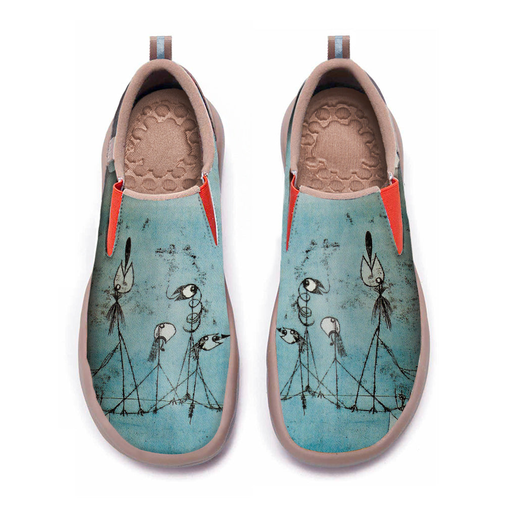 Paul Klee Twittering Machine Slip On