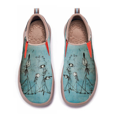 Paul Klee Twittering Machine Slip On