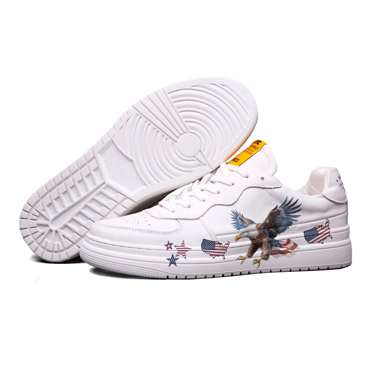 American Flag Eagle Low Top Sneaker