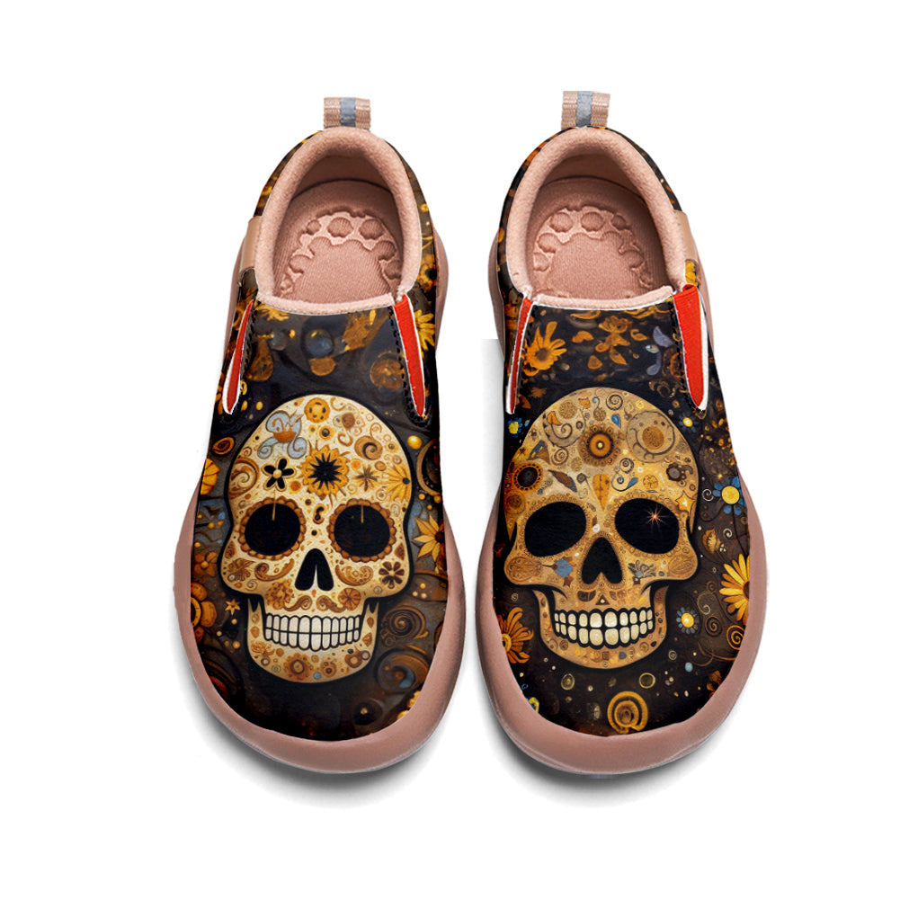 Vintage Skull Slip On