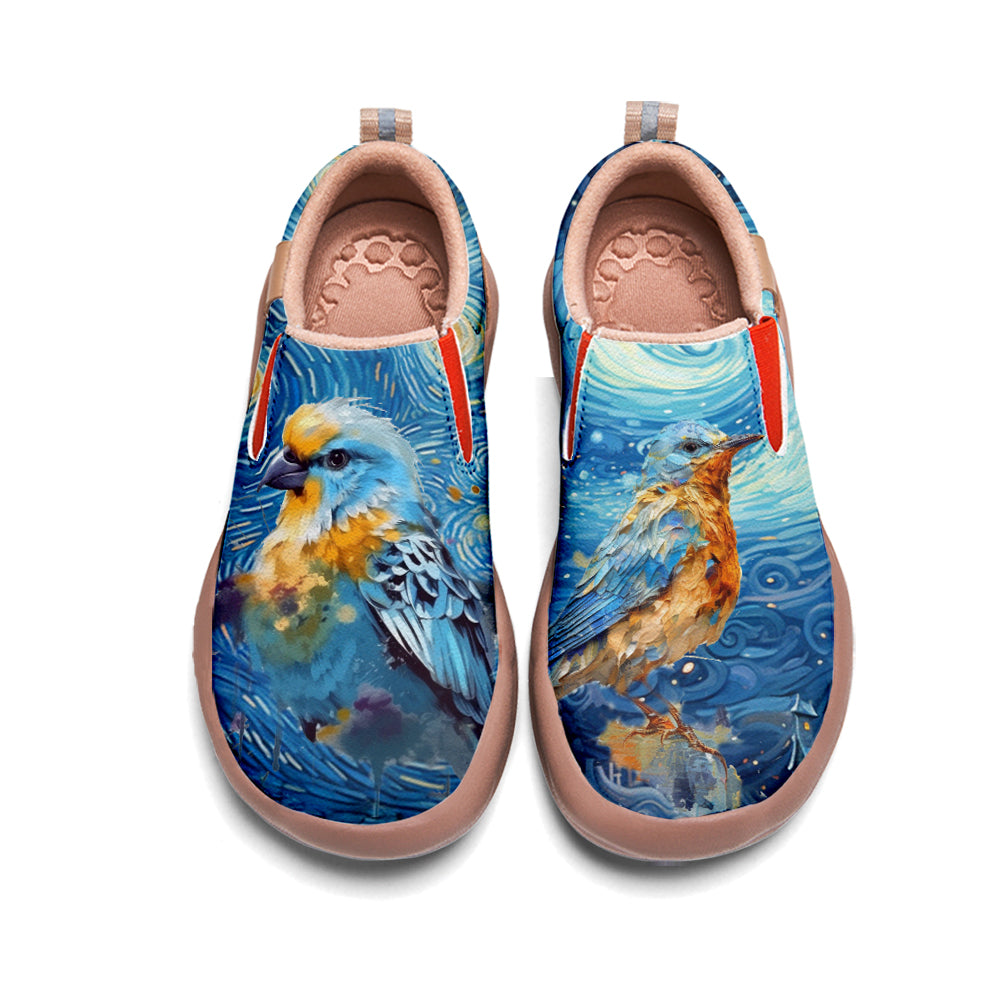 Starry Night Bird Slip On