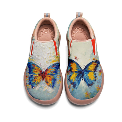 Oil Painting Butterfly Slip On