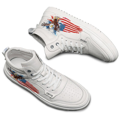 Amerian Flag Eagle High Top Sneaker