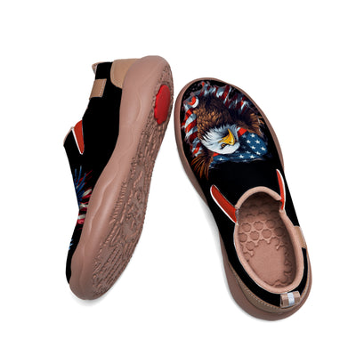 American Flag Eagle Slip On