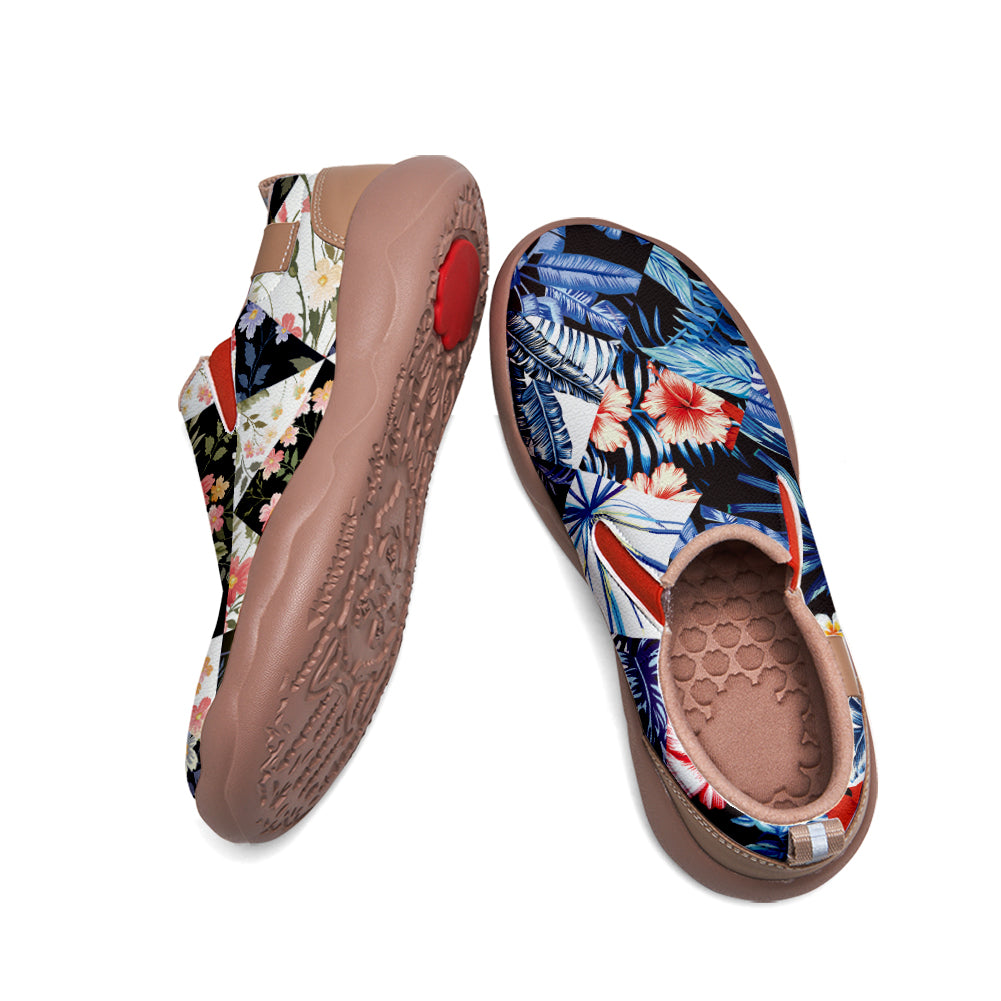 Tropical Patchwork Slip On