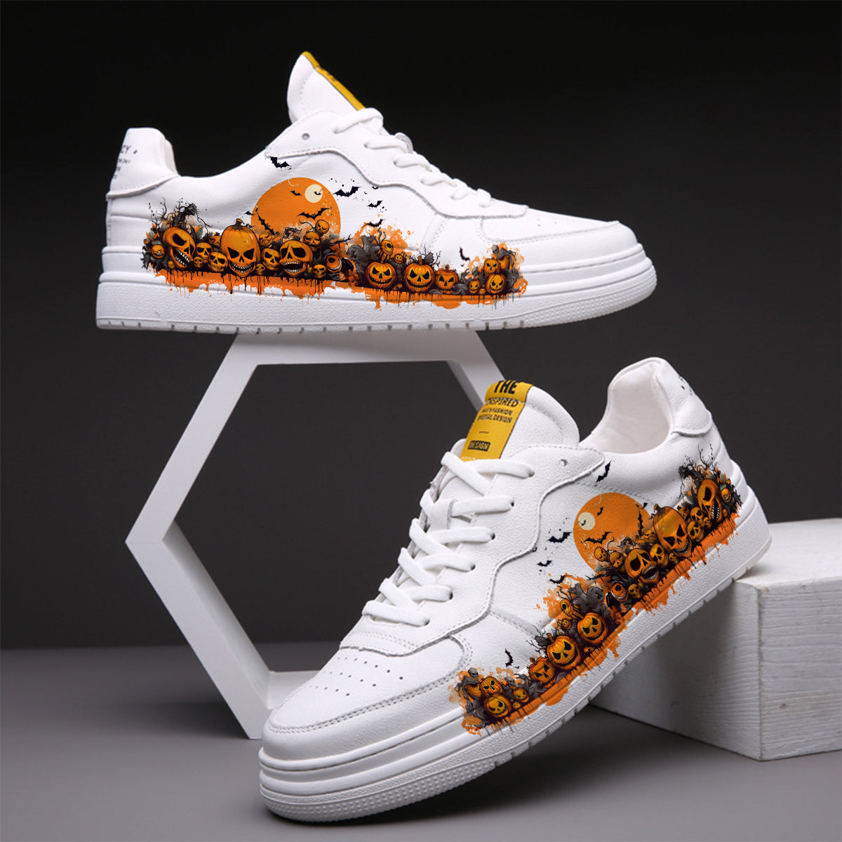 Halloween Pumpkin Low Top Sneaker