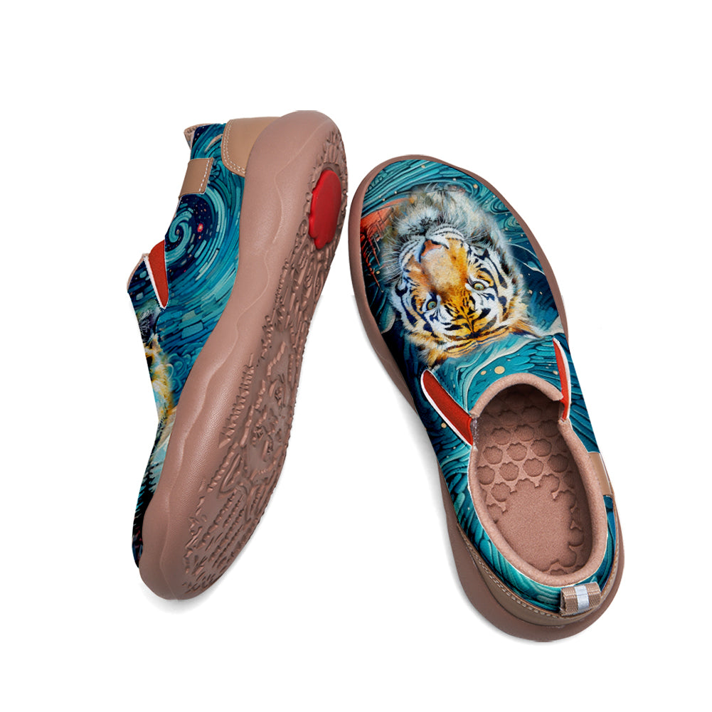 Starry Night Tiger Slip On