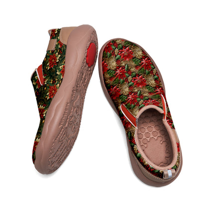 Christmas Mandala Kids Slip On