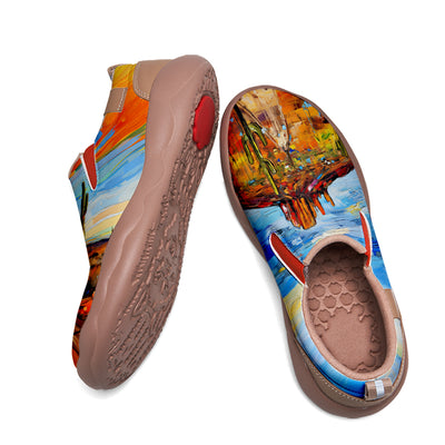 Oil Painting Phoenix City Slip On